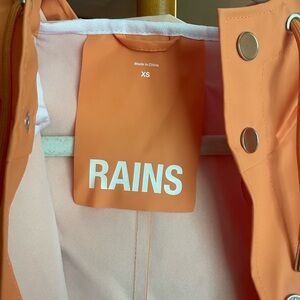 Rains jacket mustard yellow